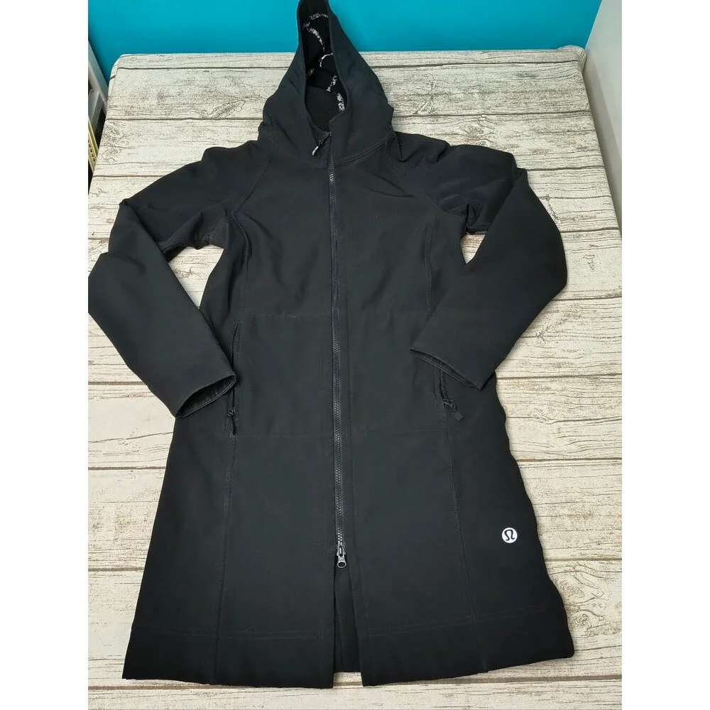 Lululemon Black Long Softshell Jacket